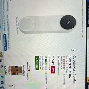 Google Nest Doorbell - Snow